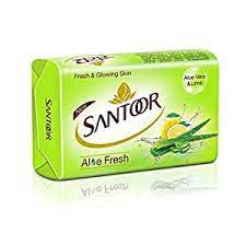SANTOOR LIME ALOE VERA SOAP10Rs